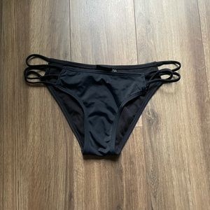 Strappy Black Bikini Bottom